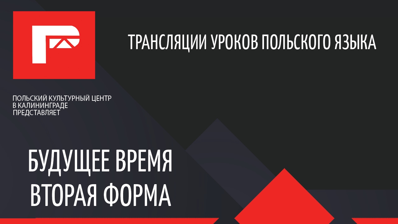 Урок польского языка (будущее время 2 форма)