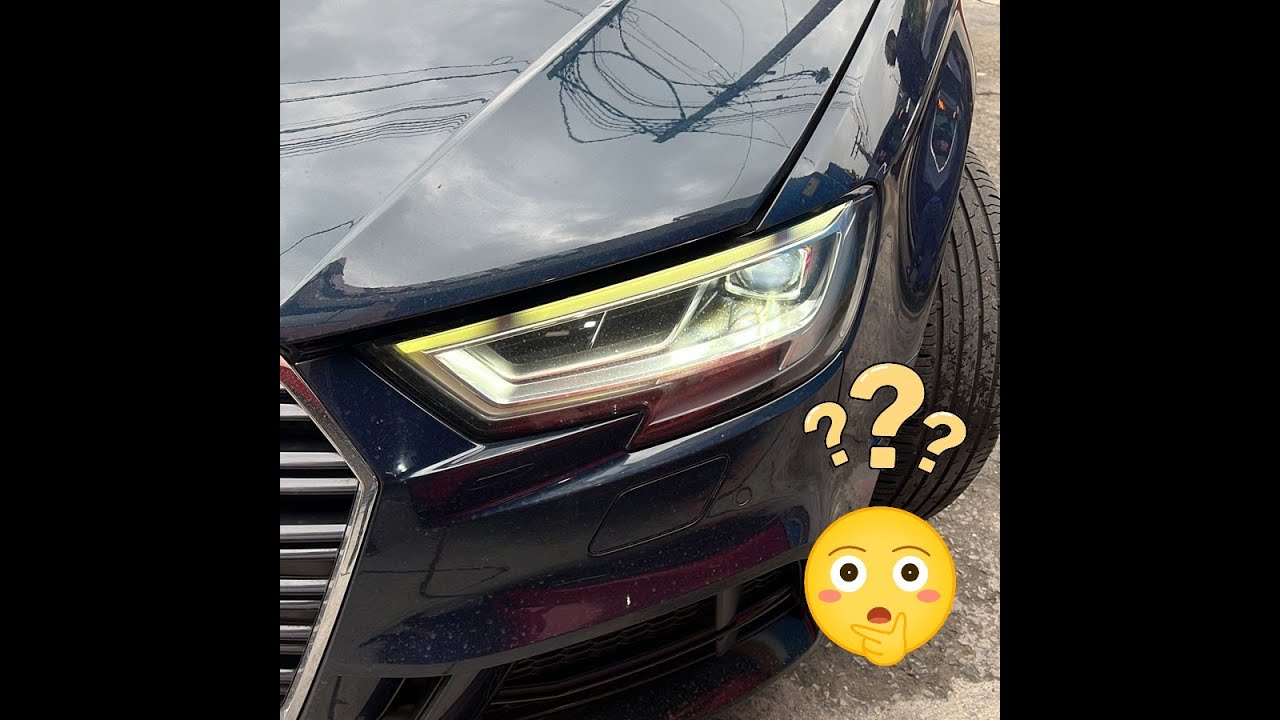 How to repair Audi A3 8V full led headlight daytime running light DRL module 2017+