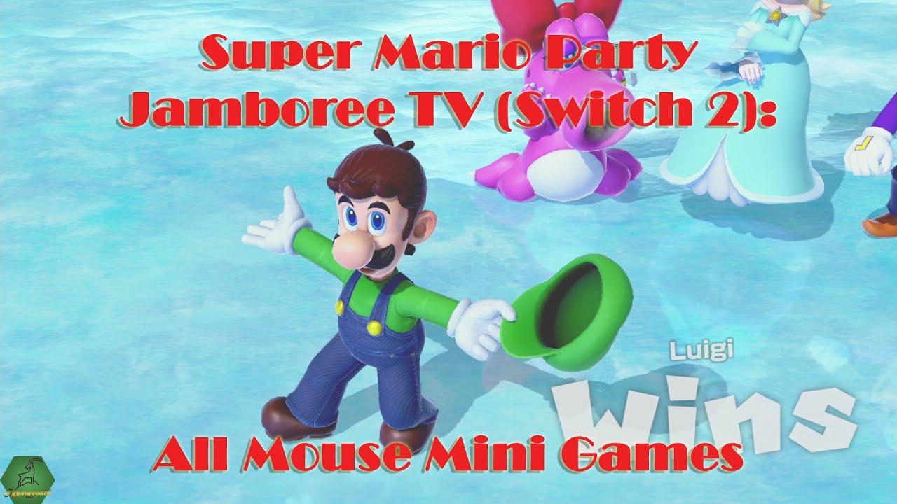 Super Mario Party Jamboree TV Switch 2: All 14 Joy-Con Mouse-Control Minigames - Pygmygoat0