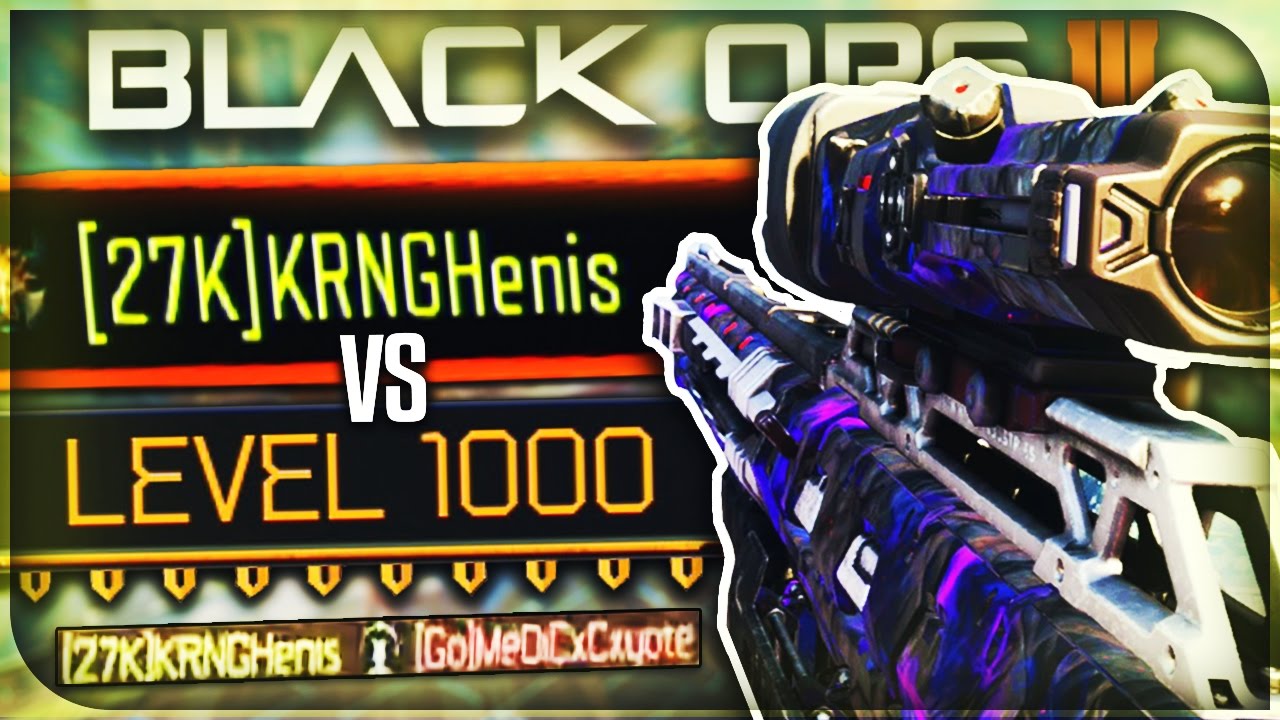1v1 VS. LEGIT LEVEL 1000 in BLACK OPS 3! - SNIPING 1v1 vs. #1 LEVEL 1000 PRESTIGE MASTER of ALL TIME