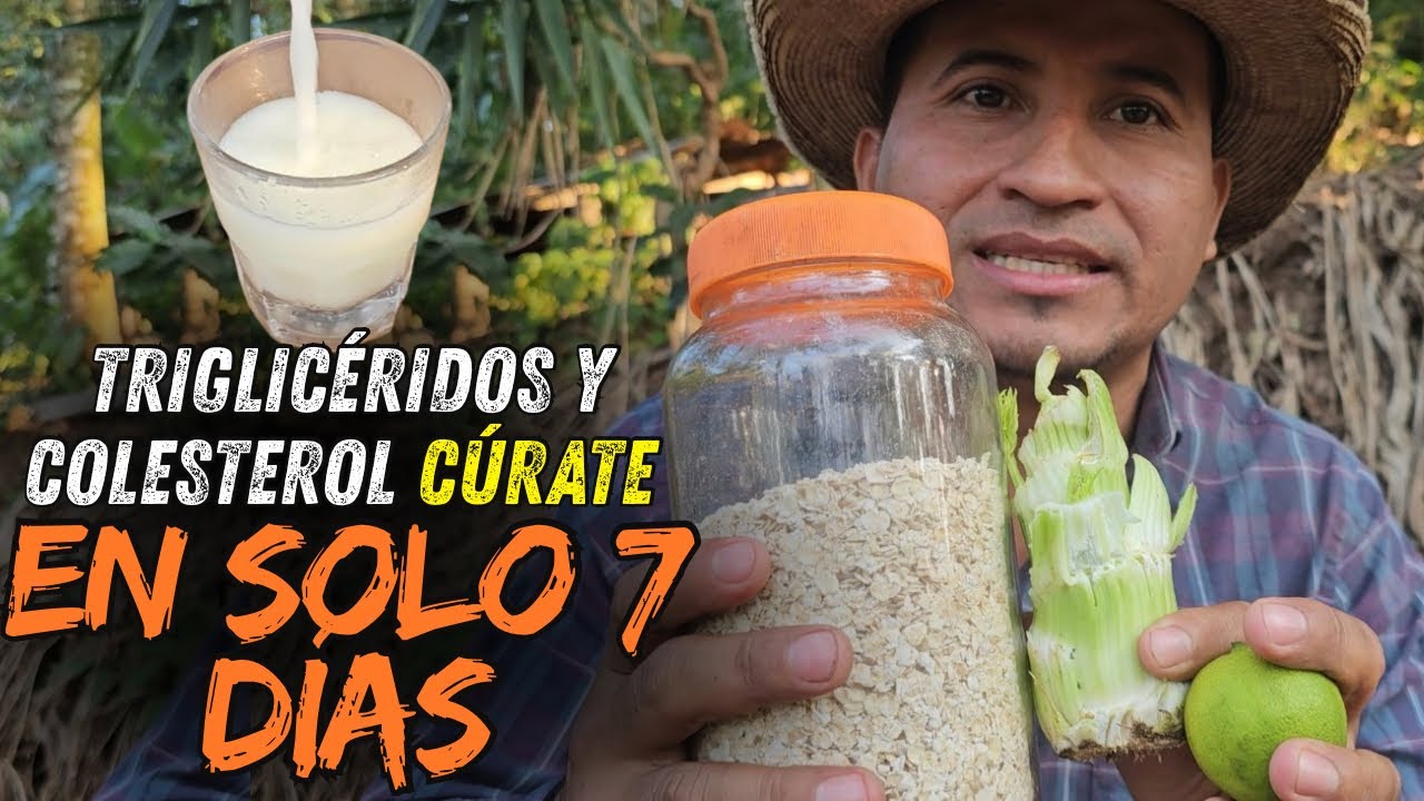 BAJA el COLESTEROL y los TRIGLICÉRIDOS de forma NATURAL 👉