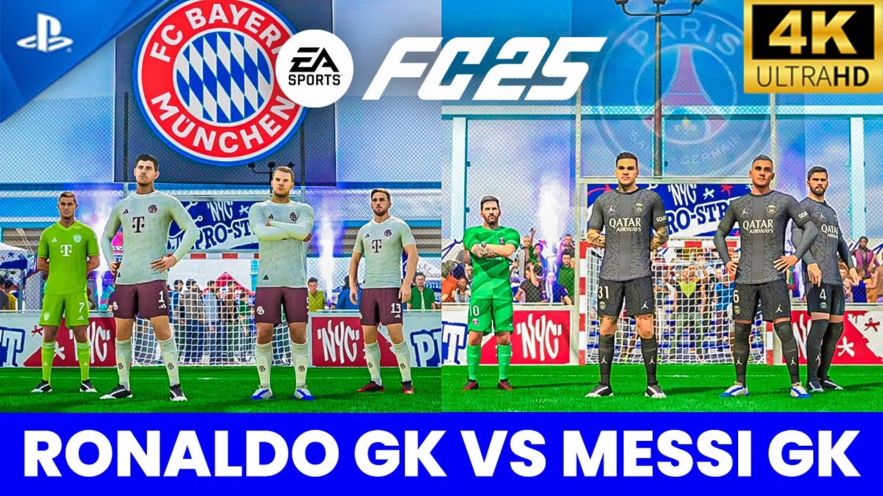 What a Thrilling Match - Ronaldo GK vs Messi GK | PS5 EA FC25 4K [60FPS]
