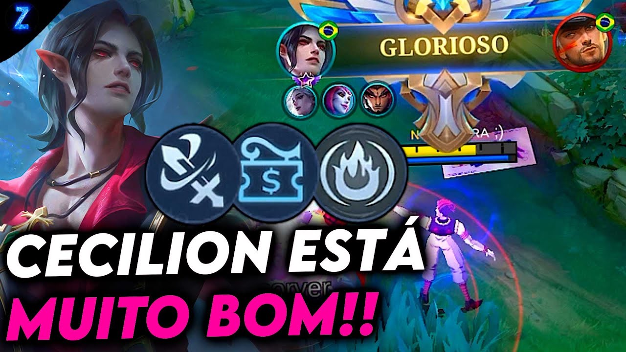 CECILION DEPOIS DO BUFF FICOU ÓTIMO!! - CECILION GAMEPLAY | Mobile Legends