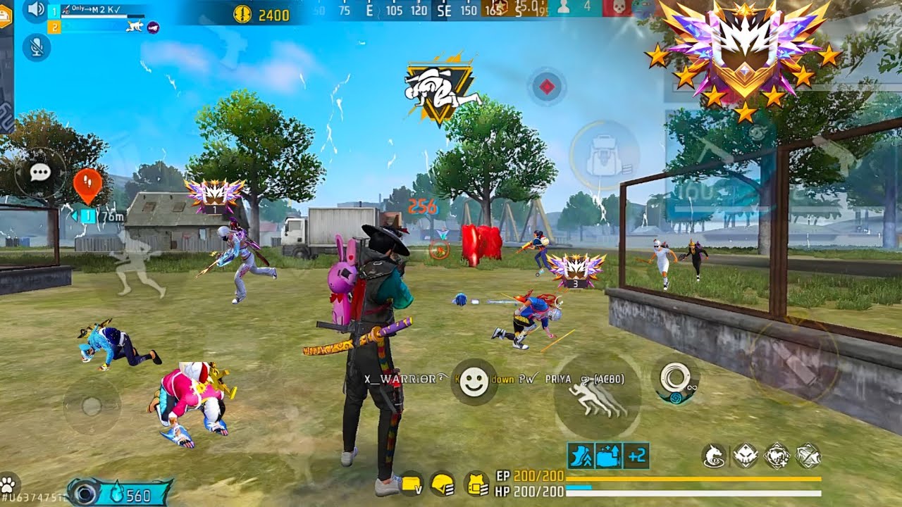 Duo Vs Duo ⚡ Full gameplay ⚡ Smooth rush Game Play ▶️