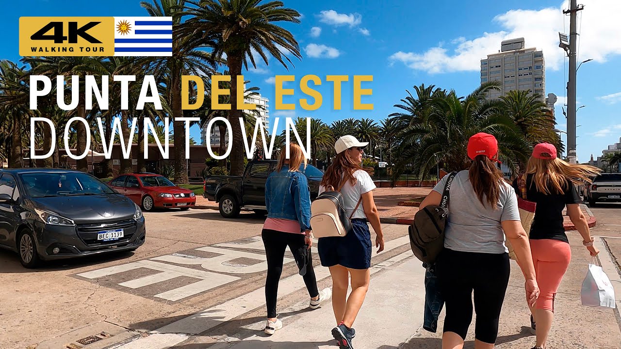 🇺🇾 PUNTA DEL ESTE: Downtown (Centro) | Maldonado | WALKING TOUR 2025 [ 4K ]