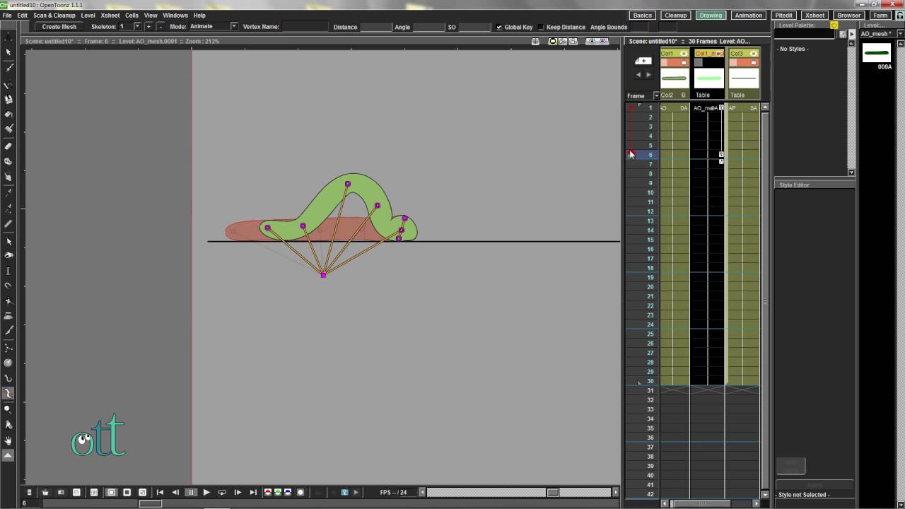 OpenToonz:  Mysteries of the Plastic Tool (Part 4)