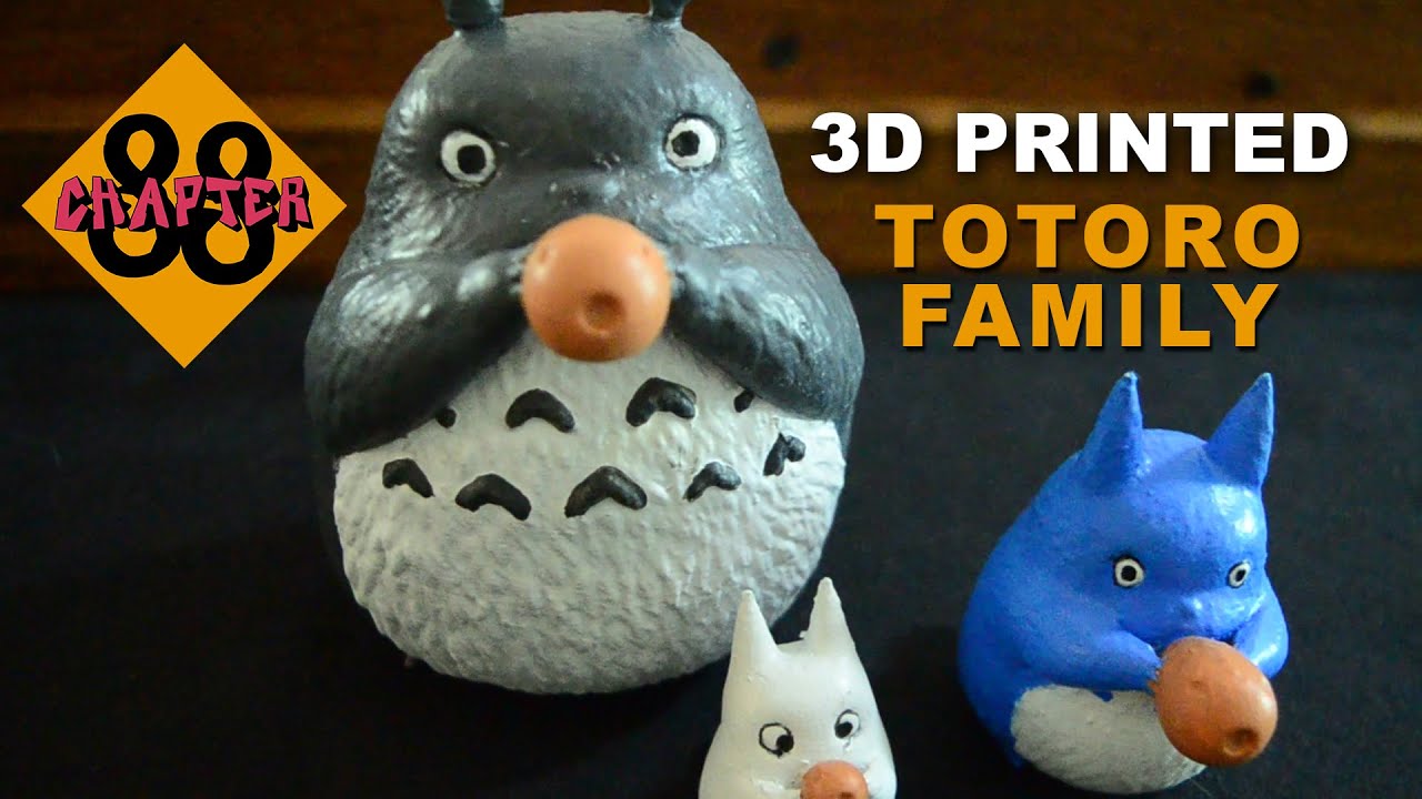 3D Prints - Starting a new series with the Totoro Family