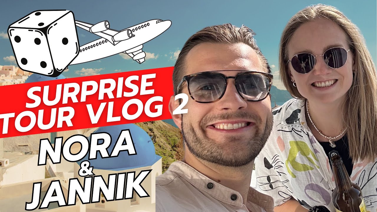 Unsere spontane Reise geht weiter | Santorini Vlog #2 🇬🇷 | NORA & JANNIK