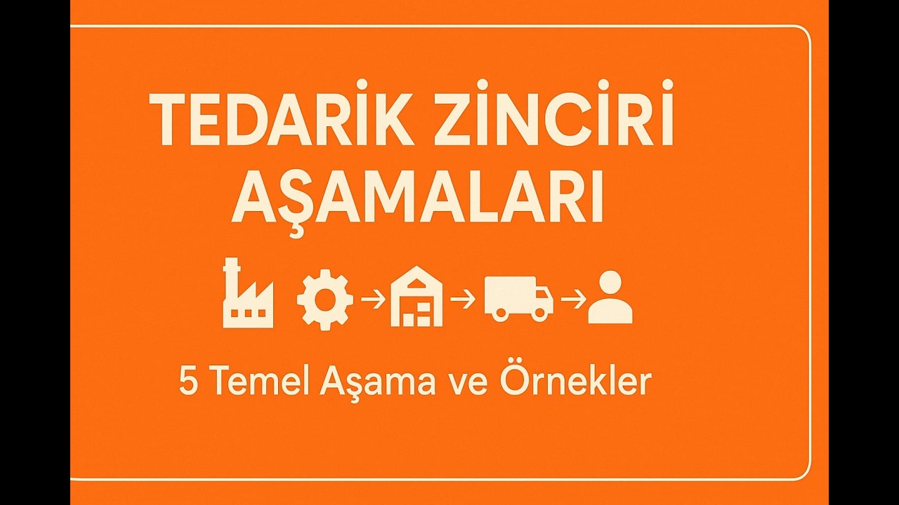Tedarik zinciri nasıl &ccedil;alışır 5 temel aşama  | Lojistik  &Ouml;ğrencileri &ccedil;ok &ouml;nemli  | lojistik 101