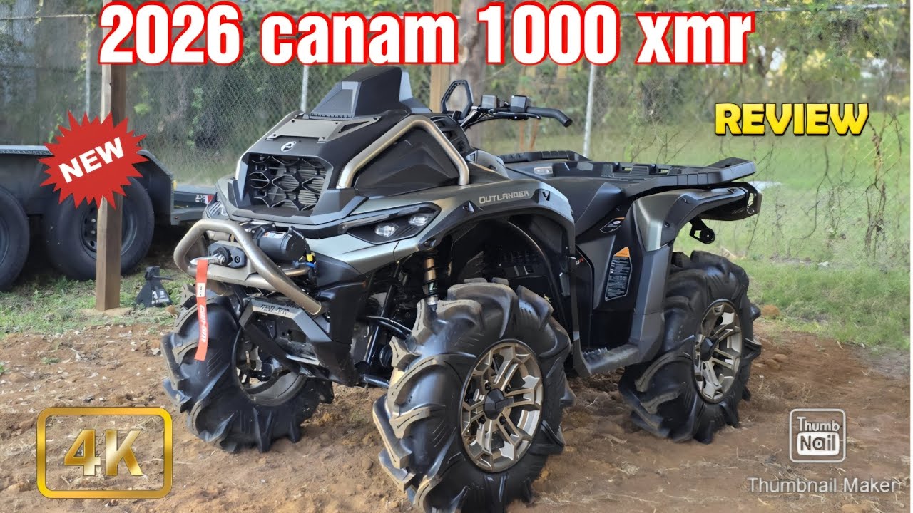 Обзор нового Can-Am Outlander 1000 XMR 2026 года