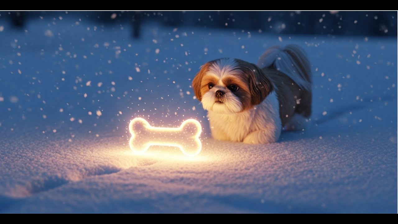 Magical Winter Story | Shih Tzu and the Glowing Bone | Relaxing Cinematic Ambient Music