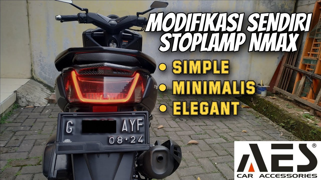 Modifikasi Stoplamp Nmax | Custom Sendiri | DRL Alis Flexible