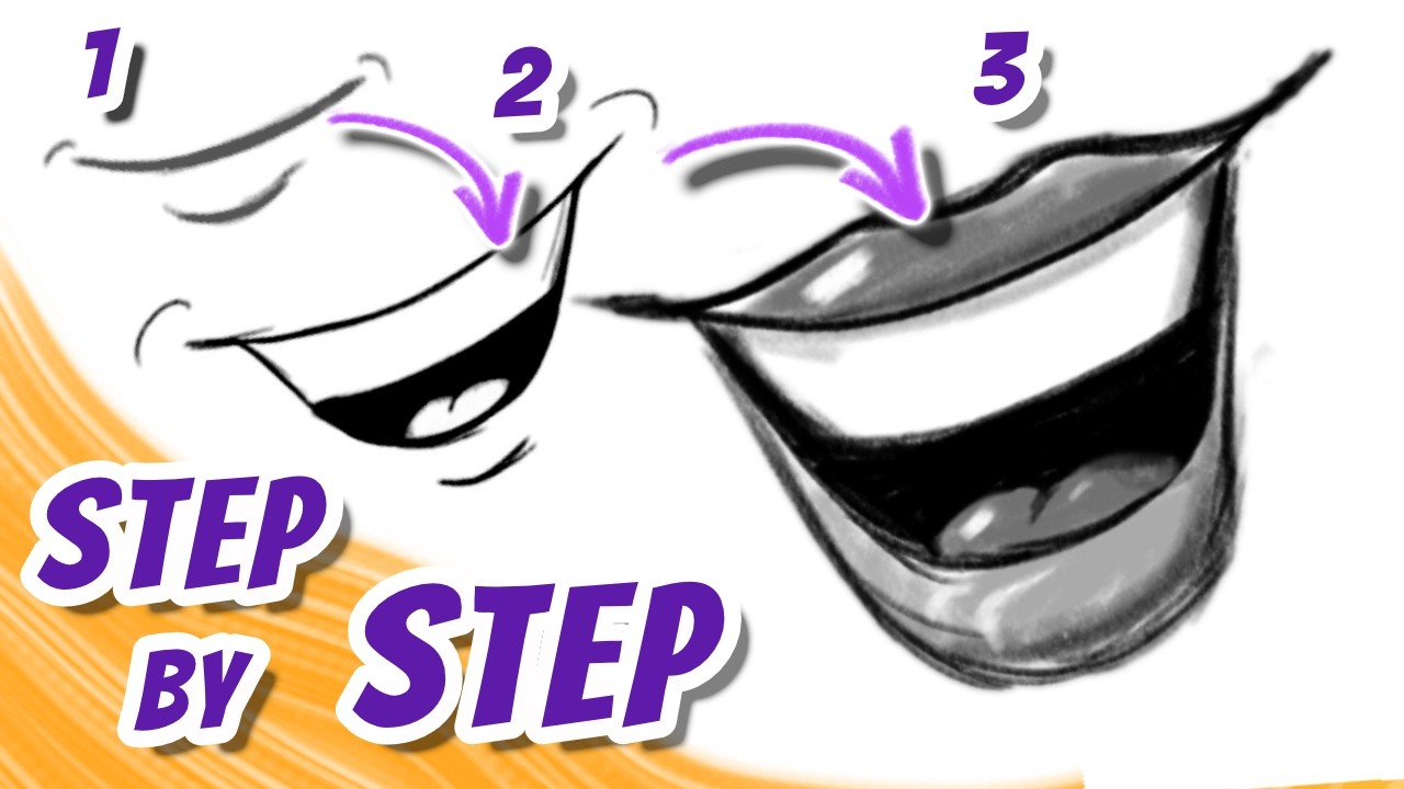 How to Draw Cartoon Mouths Easy for Beginners (Step by Step)