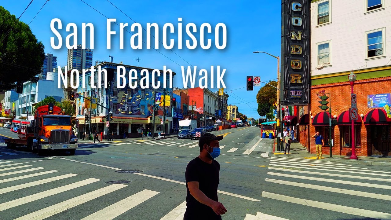 SAN FRANCISCO - North Beach Walk, Columbus Ave from Broadway to Fisherman's Wharf (Oct 2021) 🚶‍♂️