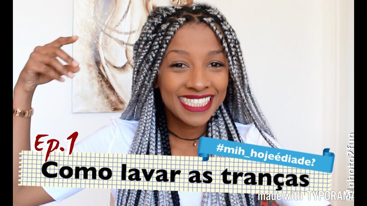 TRANÇAS: COMO LAVAR + FORTALECER + EVITAR QUEDA DAS BOX BRAIDS /#mih_hojeédiade? I MICHELE PASSA
