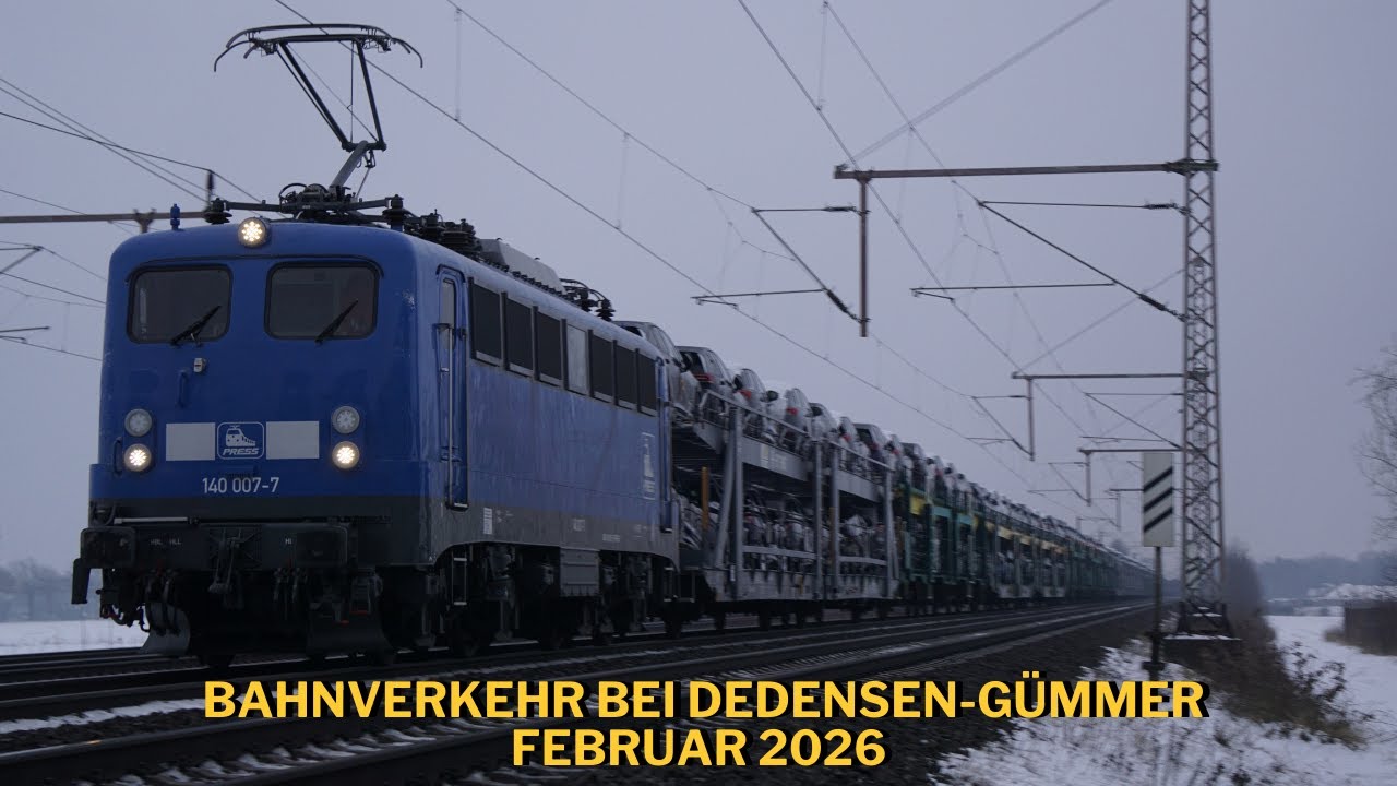 Bahnverkehr bei Dedensen-Gümmer 🚆 | Februar 2026