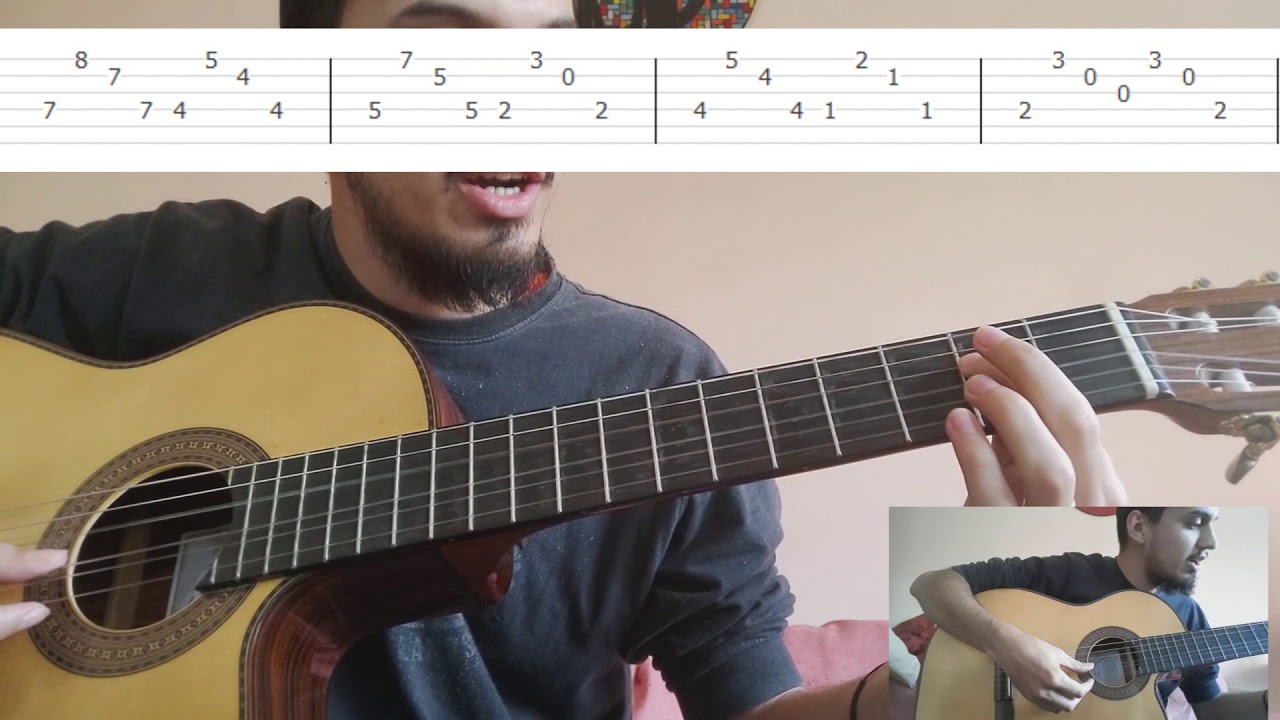 Tutorial para guitarra - La primavera de Victor Velazquez - Parte 2 (remake)