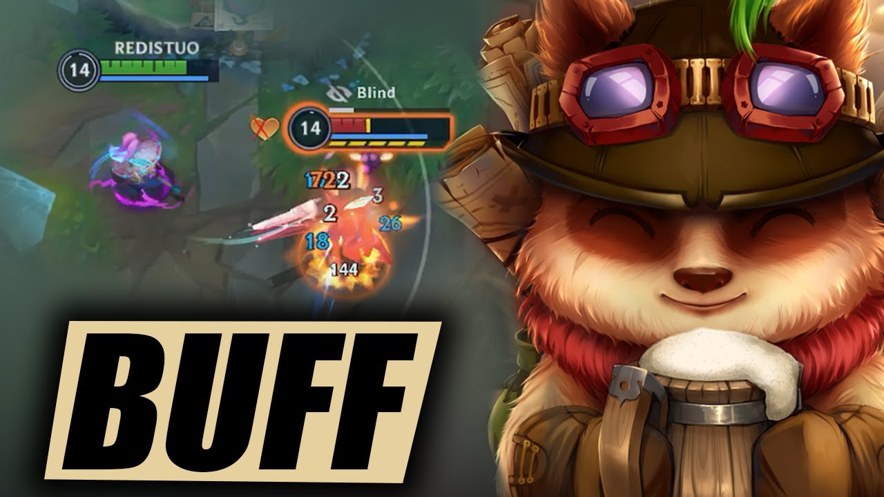 BUFF TEEMO IS NOW OP IN BARON LANE?!