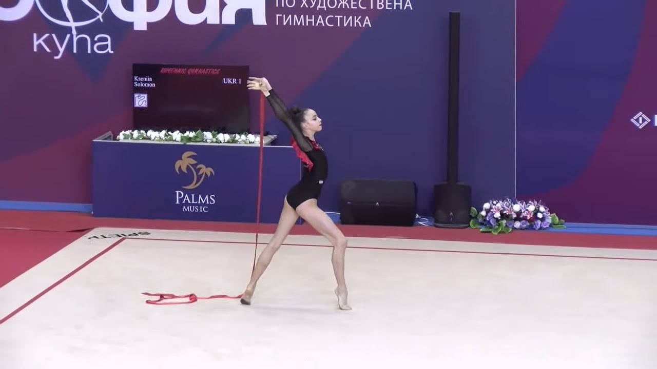Kseniia Solomon Junior Ribbon Qual 28,300 - International Tournament Sofia 2024