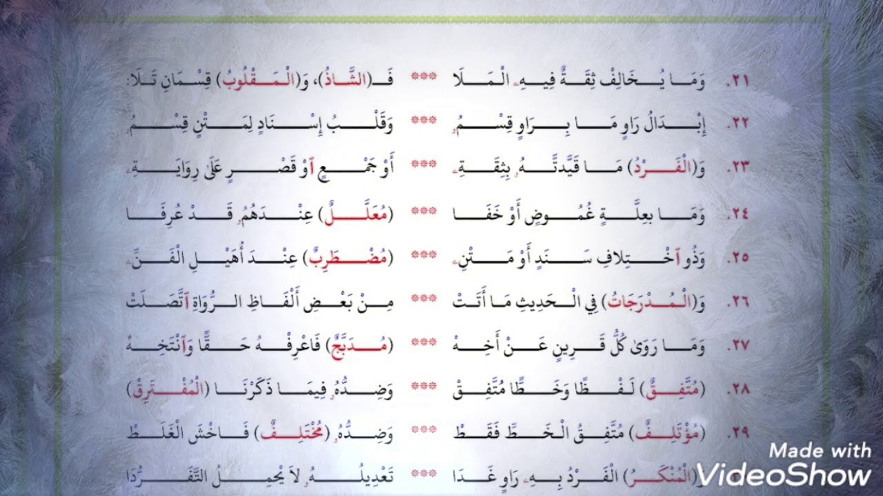 منظومة البيقوني | بصوت الشيخ | محمد بلال غنام الميداني