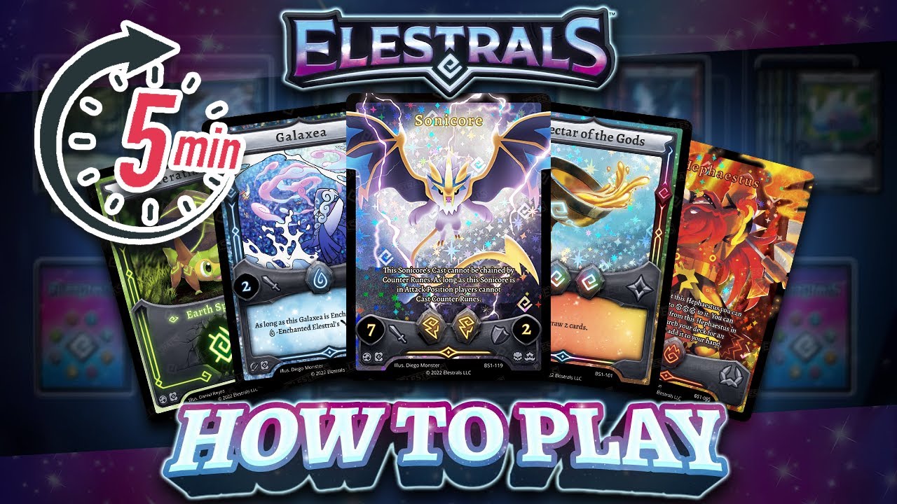 (OLD GUIDE) How to Play Elestrals TCG in 5 Minutes! (Quick Start Guide)
