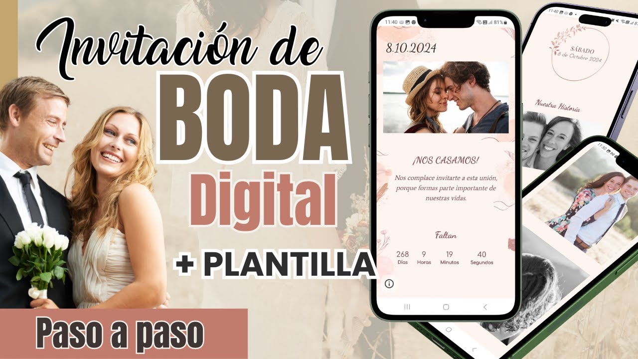 👰💒Como crear INVITACION de BODA DIGITAL en Google Sites