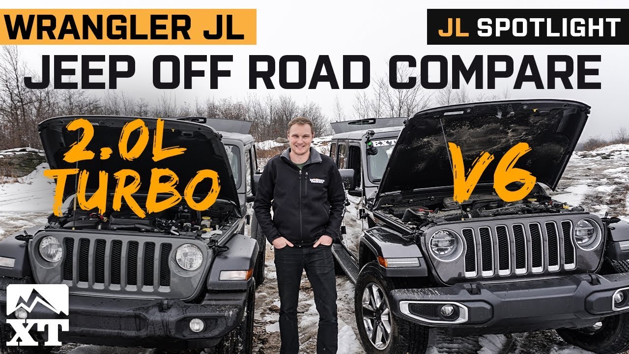 JL Turbo vs V6 Offroad Compare | Which Jeep Wrangler JL Engine is Best?