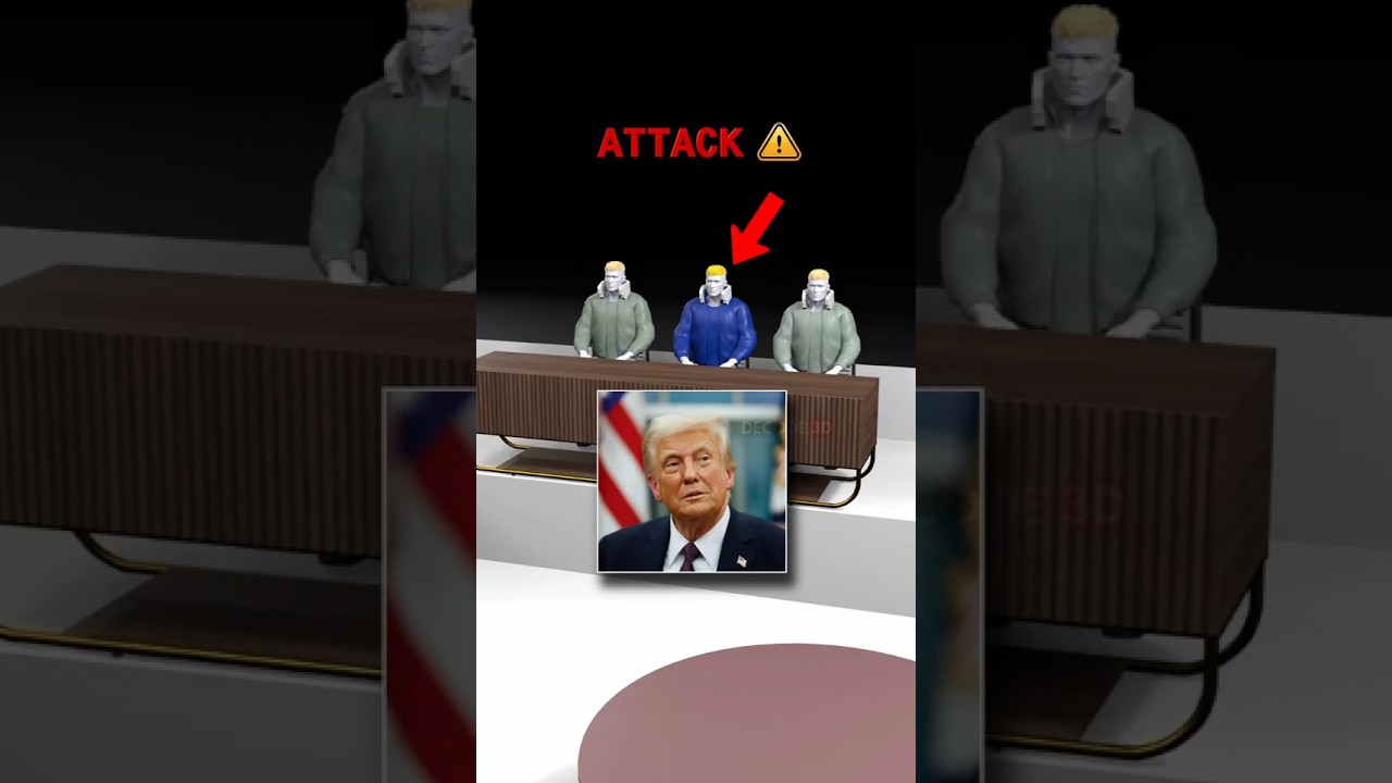 Trump Attack Attempt Explained 😱 (3D Animation) #trump