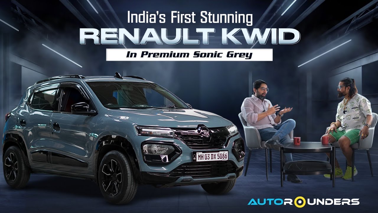 First and Best Renault Kwid In Striking SONIC GREY | Autorounders