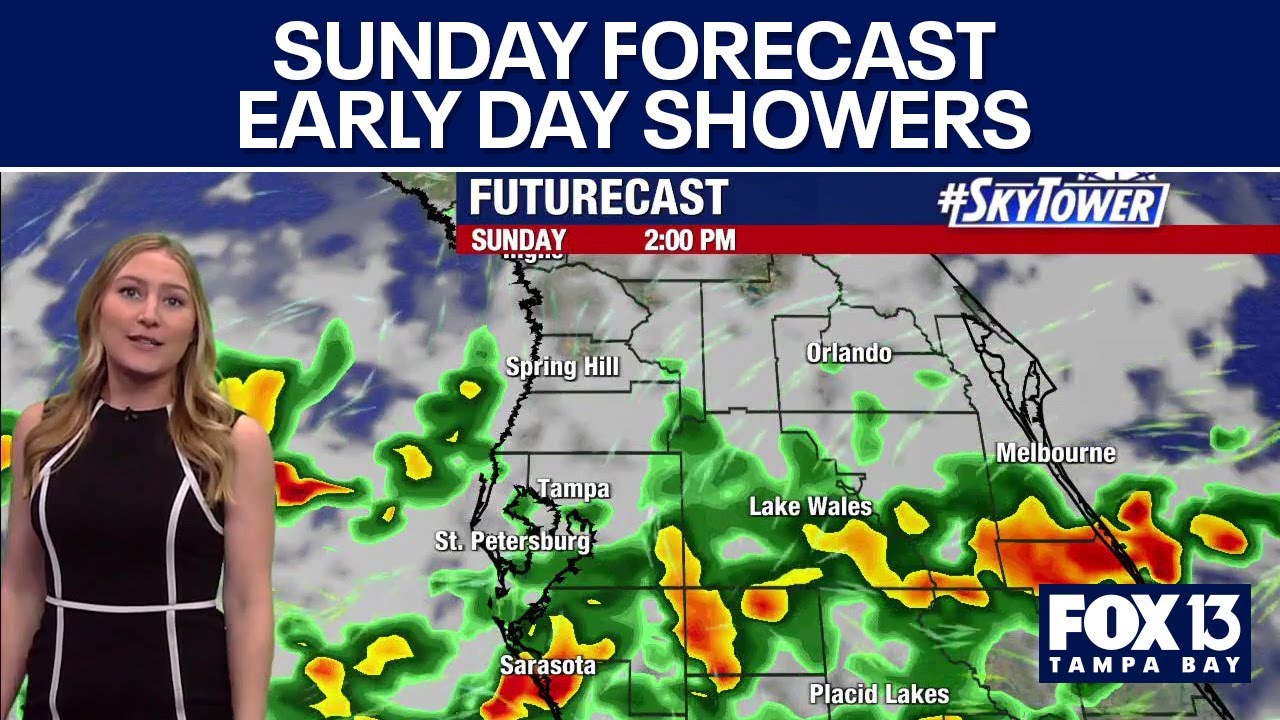 Tampa weather | Rainy start to Sunday