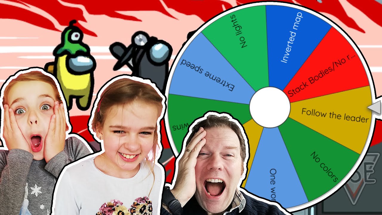 AMONG US ... Men vi spiller TILFÆLDIGE challenges 🔪🤣 Dansk AMONG US
