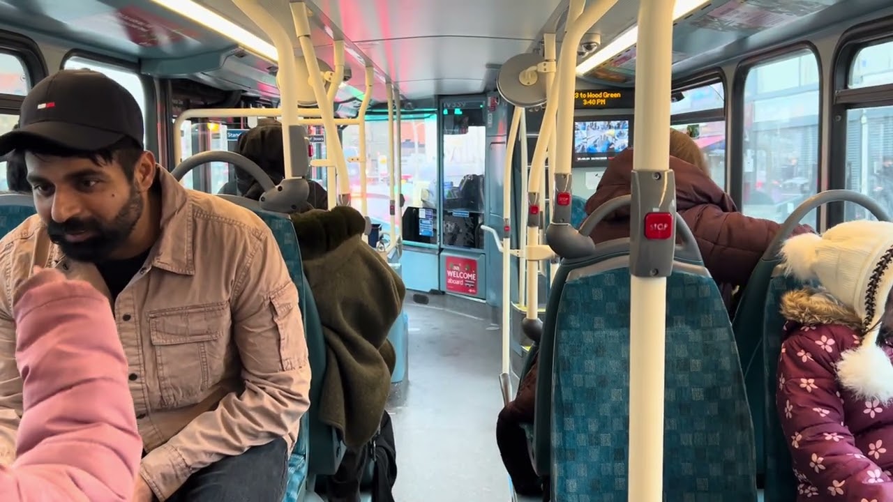 *LAST WEEK/FRIENDLY DRIVER*Journey on route 123 arriva London HV339 LF67 EUH