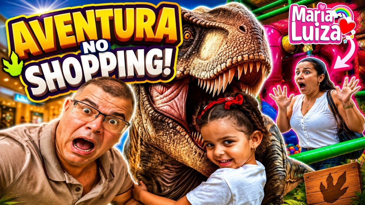 ENCONTRAMOS UM DINOSSAURO NO SHOPPING