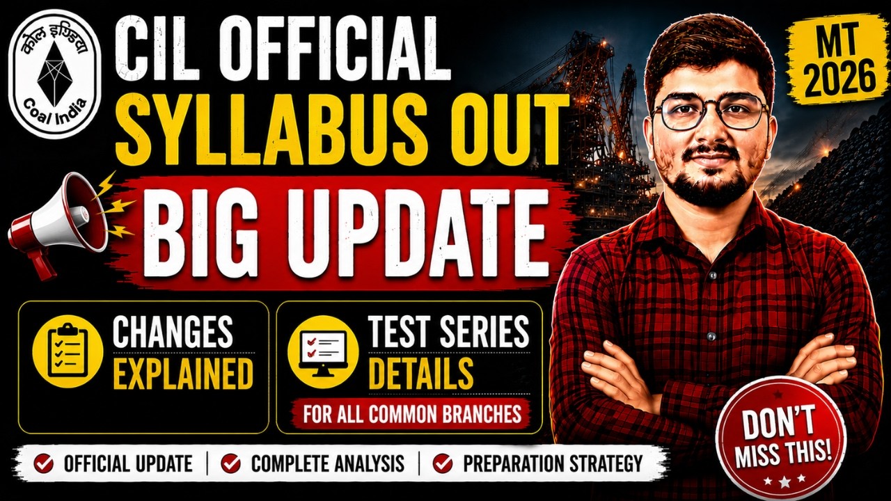 BIG UPDATE 🚨 CIL Official Syllabus Released | What's Changed? Complete Analysis #psujobs #govtjobs