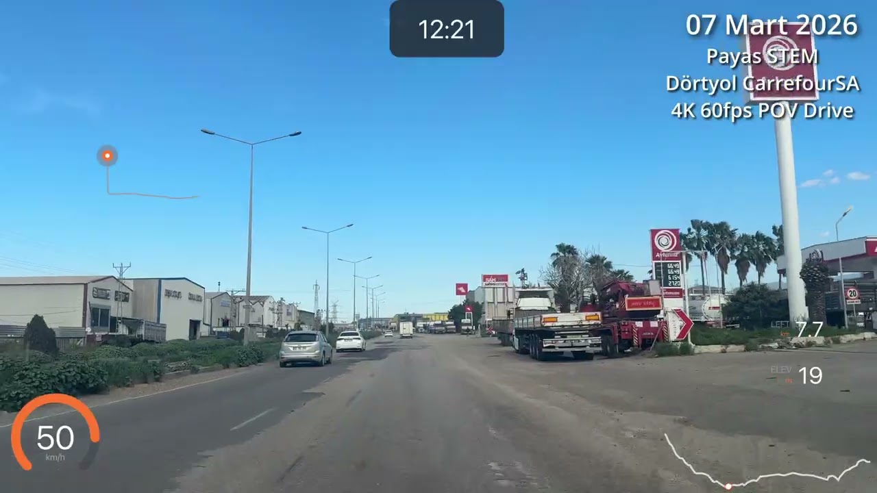 Поездка Хатай Паяс - Дёртйол (D-817) 🇹🇷 | No Talking, Just Driving