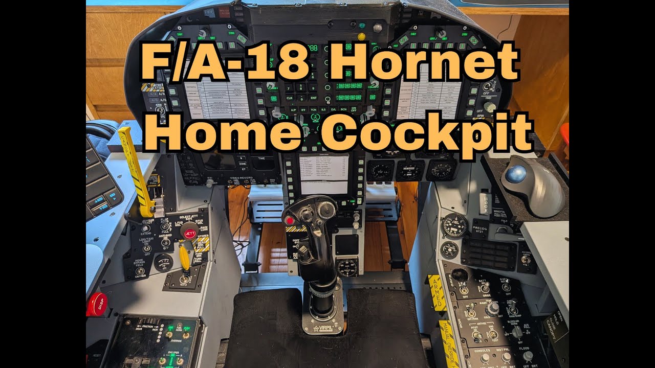 FA-18C Hornet DCS VR Home Cockpit Build