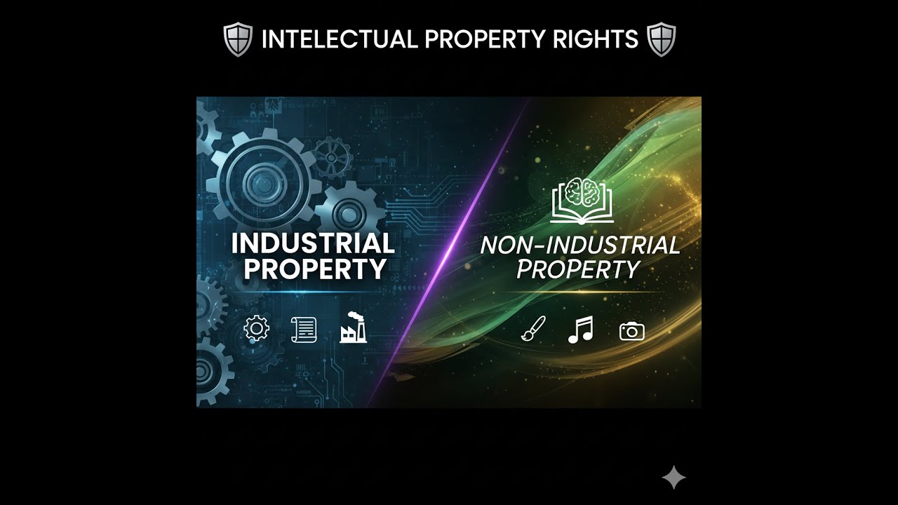 Intellectual Property Rights-Industrial Property and Non-Industrial Property