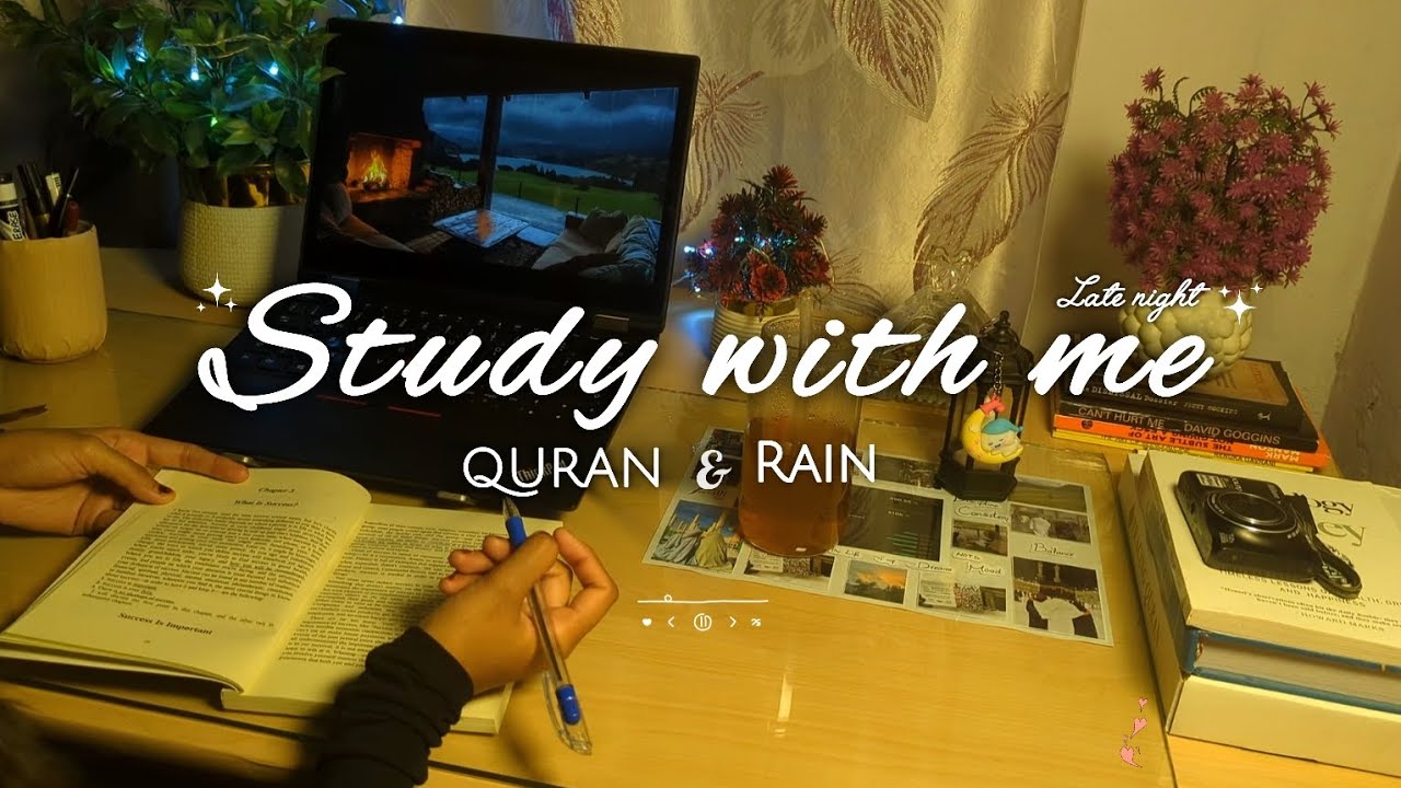 1-Hour Study With Me | Quran recitation | The Best Way To Focus