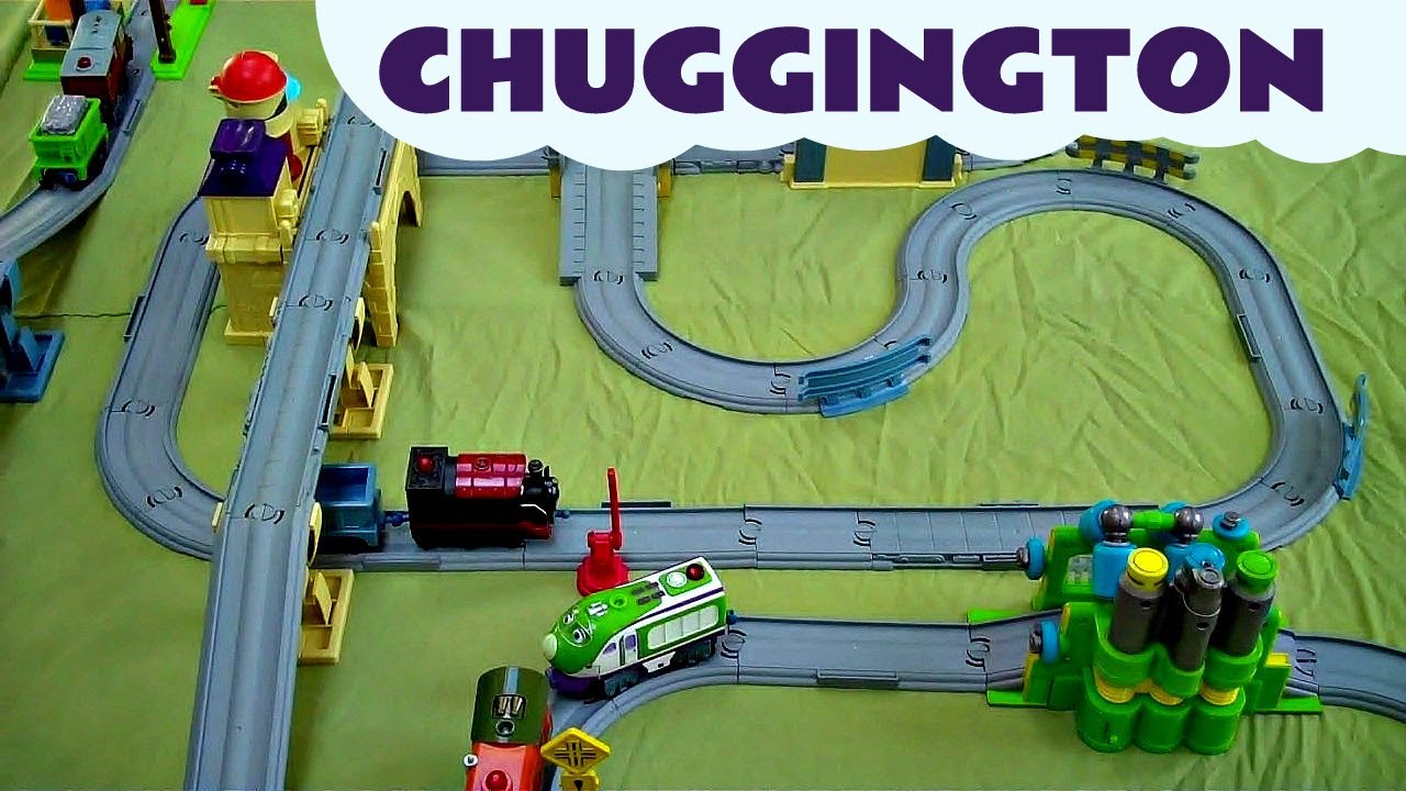 Interactive Chuggington MASSIVE Train Set With Brewster & Old Puffer Pete