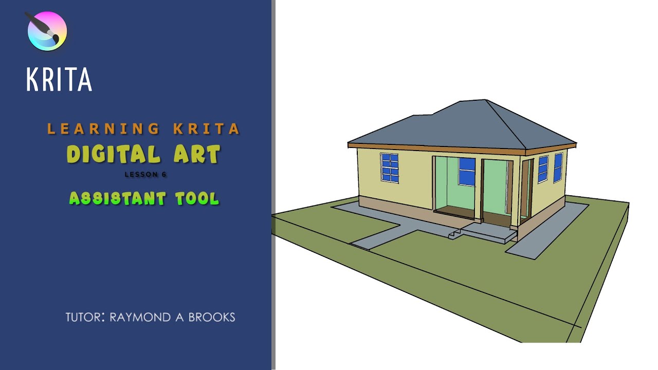 Krita: Assistant Tool Demonstration