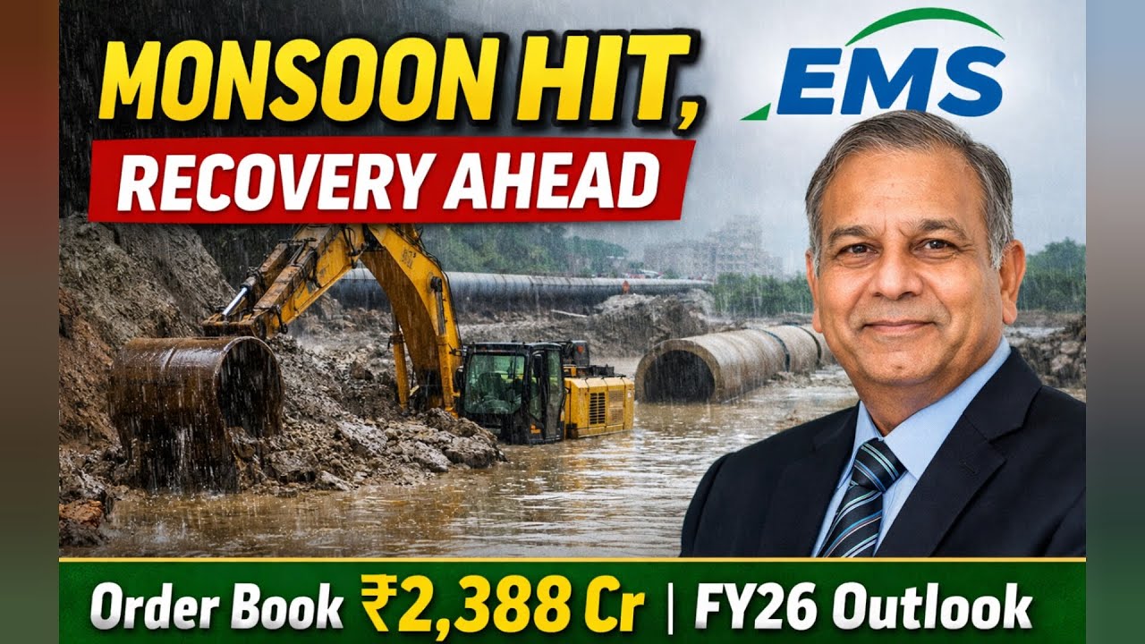 EMS Limited Q2 FY26 Concall Analysis | Monsoon Impact, H2 Recovery & Growth Outlook
