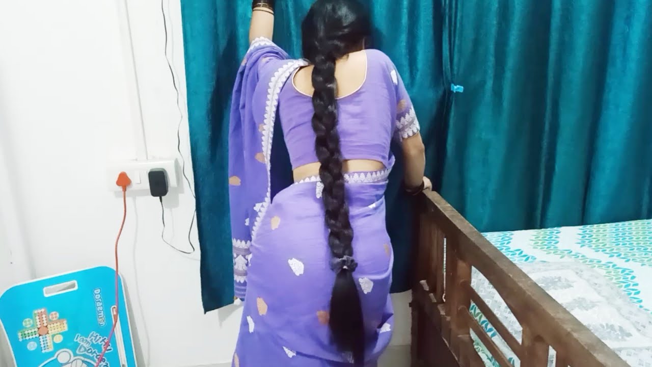 Indian beautiful long hair braid 💕