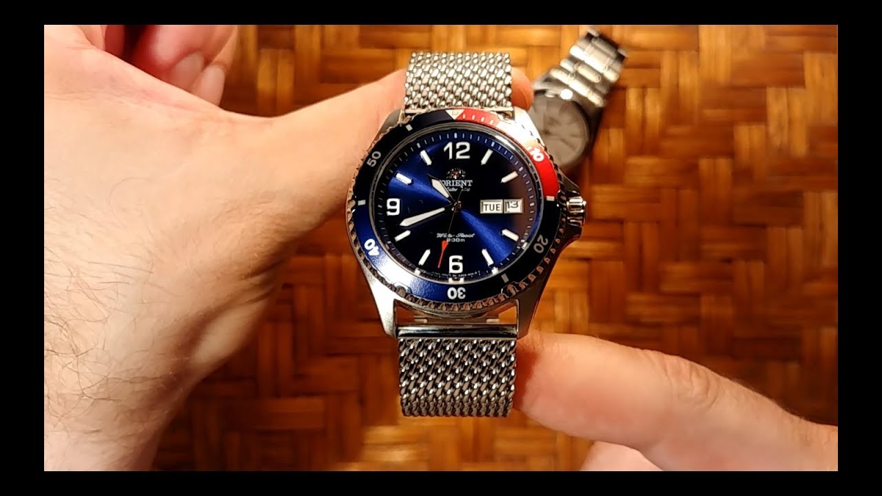 Milanese Mesh on my Orient Mako II