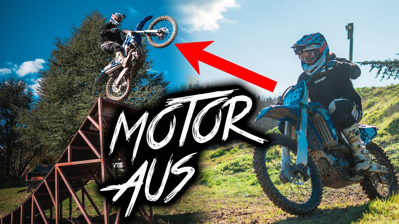 MOTOCROSS IM GARTEN!