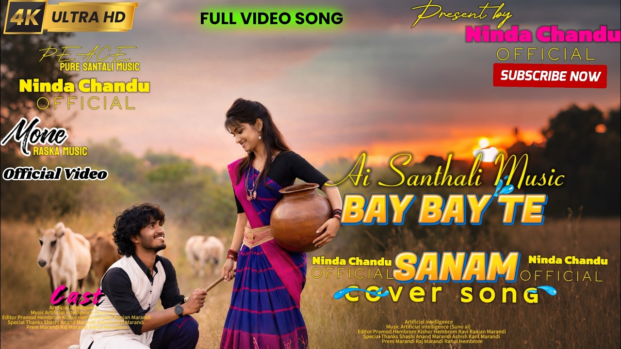 BAY BAY TE SANAM | COVER AI VIDEO | NEW SANTALI COVER VIDEO SONG #newsong #bmsanthali #coversong