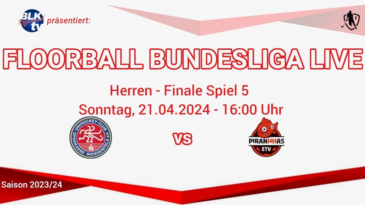 1. Bundesliga Floorball Herren UHC Sparkasse vs. ETV Hamburg - Finale (5)