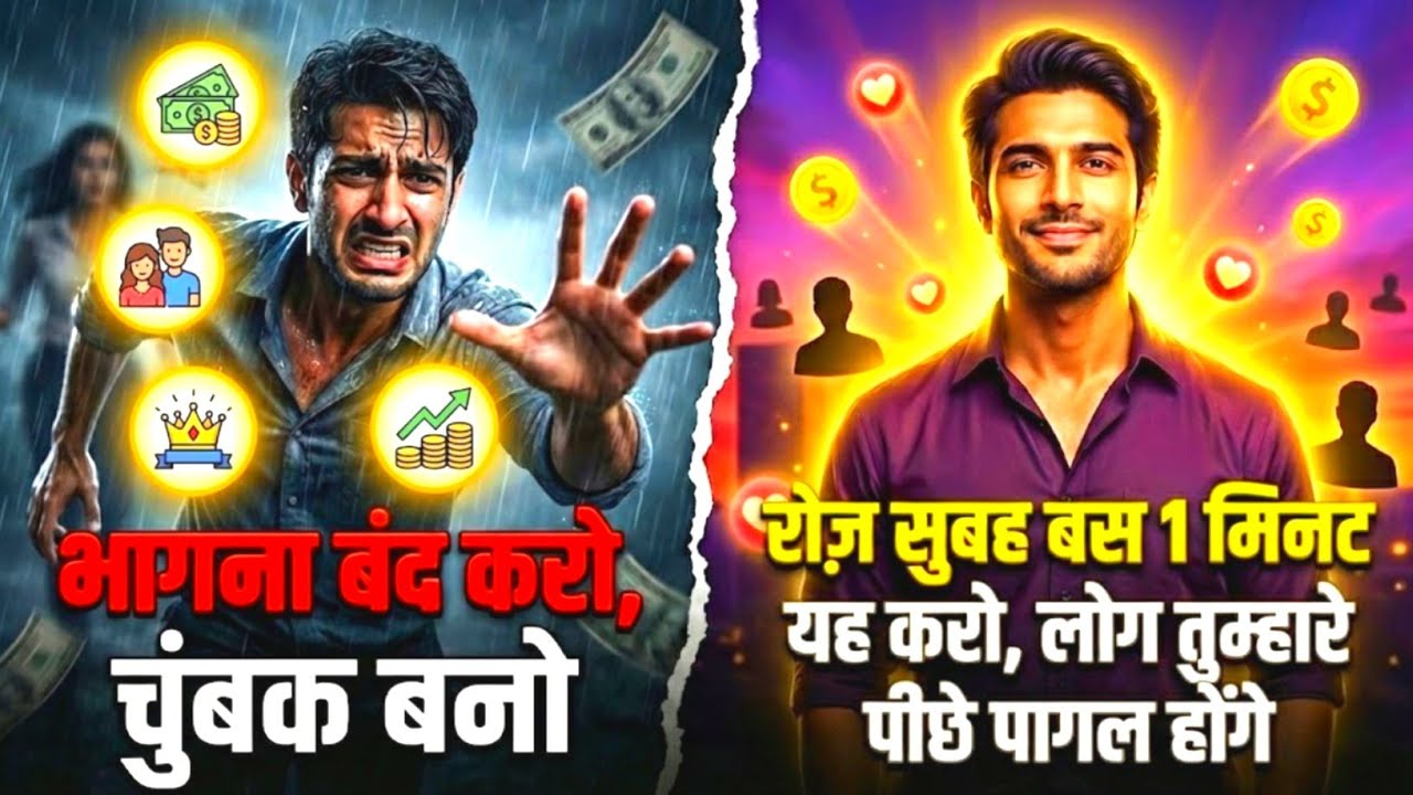 रोज़ सुबह बस 1 मिनट यह करो, लोग तुम्हारे पीछे पागल होंगे | The 1 Minute Magnet Routine