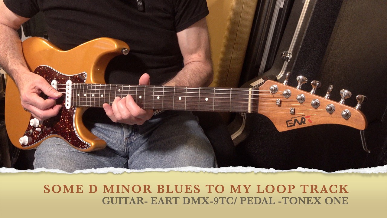SOME D MINOR BLUES TO A LOOP TRACK