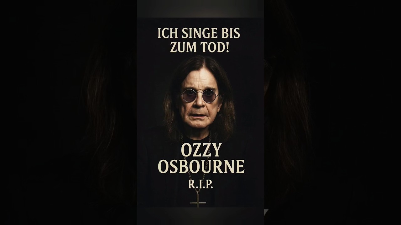 👉 Ozzy Osbourne: &bdquo;Ich singe bis zum Tod!&ldquo; | Letzte Worte des Rock-Legenden 🖤🤘 #Shorts #ozzyosbourne