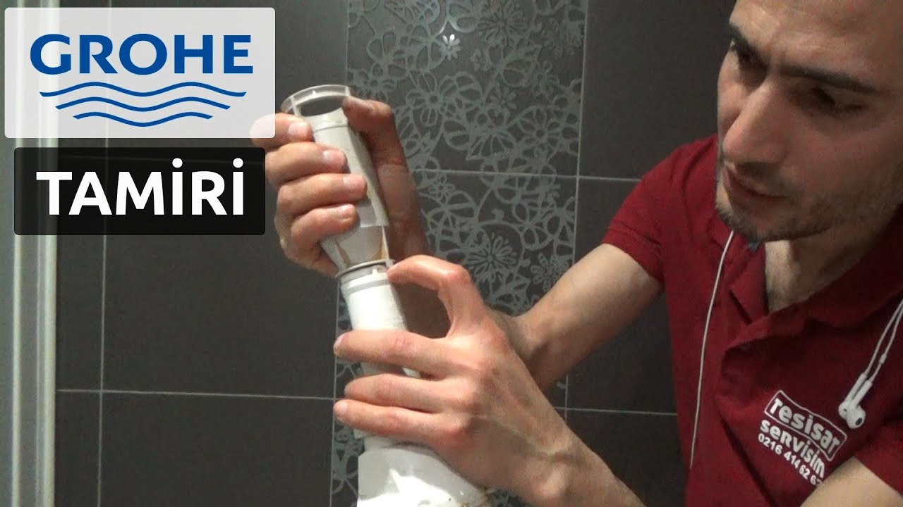 GROHE GÖMME REZERVUAR BOŞALTMA GRUBU SU KAÇIRIYOR 43544000